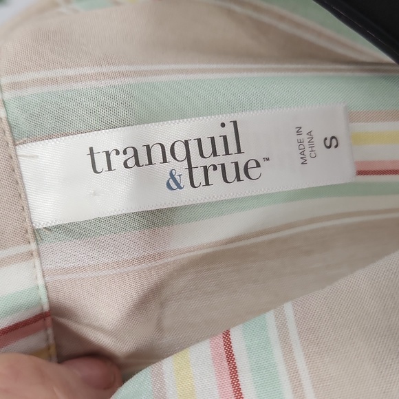 Tranquil & True Striped Pajama Set - Picture 8 of 9